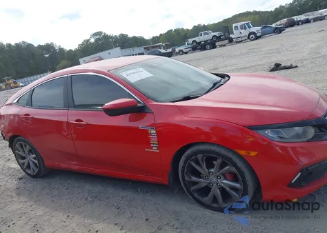 2020 Honda Civic Sport z USA, uszkodzony, nr VIN 2HGFC2F83LH524903